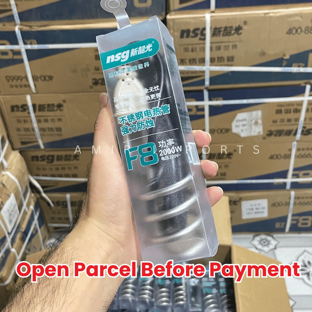 100% Original F8 Shockproof Water Rod Heater - Import CHINA. Garam pani Just 10 Second ma