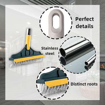 Keep your home spotless with this 2-in-1 floor cleaning brush.