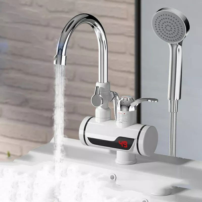 Electric Hot Water Heater Faucet Kitchen Instant Heating Tap Water | Best Quality Water Heater - With Shower